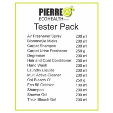 Tester packs 14 items